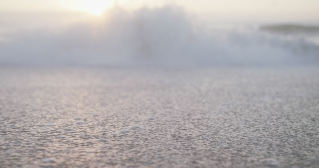 Close-up Ebbing Ocean Wave at Sunset - Download Free Stock Images Pikwizard.com