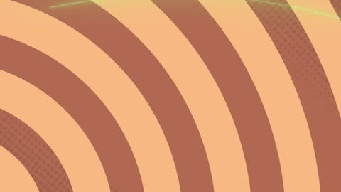 Abstract Geometric Circles with Dynamic Light Trail