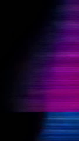 Vertical neon gradient showing magenta scanline bands and reflective blue lower panel