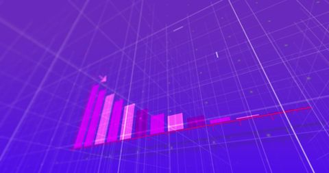 Abstract Digital Financial Graph With Futuristic Grid - Download Free Stock Images Pikwizard.com