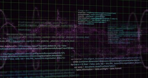 digital code visualization on grid background representing data processing - Download Free Stock Images Pikwizard.com