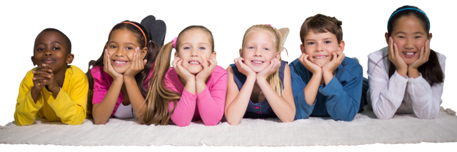 Diverse Happy Children Smiling on Transparent Background - Download Free Stock Videos Pikwizard.com