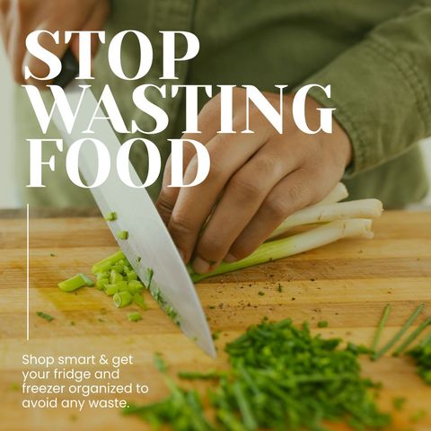 stop wasting food awareness with fresh onions - Download Free Stock Templates Pikwizard.com