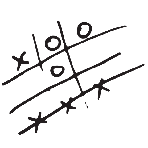 transparent tic-tac-toe game sketch symbolizing strategy - Download Free Stock Videos Pikwizard.com