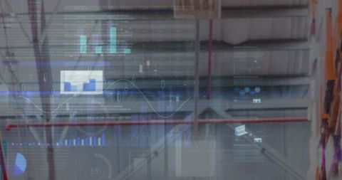Digital Data Processing in High-Tech Warehouse Environment - Download Free Stock Images Pikwizard.com