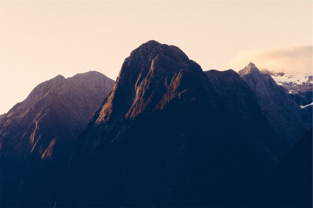 Sunset Illuminating Rocky Mountain Peaks - Download Free Stock Photos Pikwizard.com