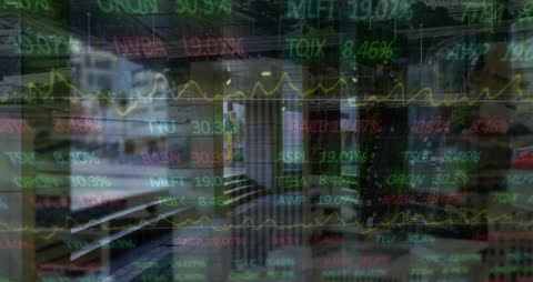 Financial Data Overlap with Urban Architecture