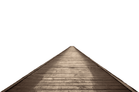 transparent wooden bridge leading into black background - Download Free Stock Videos Pikwizard.com