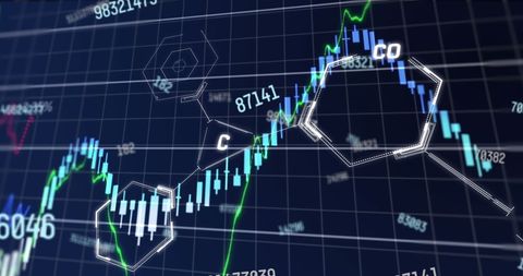 Financial Data Analysis with Chemistry Theme - Download Free Stock Images Pikwizard.com