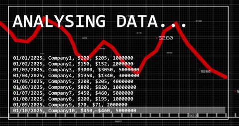 Digital Financial Data Analysis and Trends Visualization