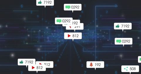 Dynamic Clusters of Social Media Interactions with Digital Interface
