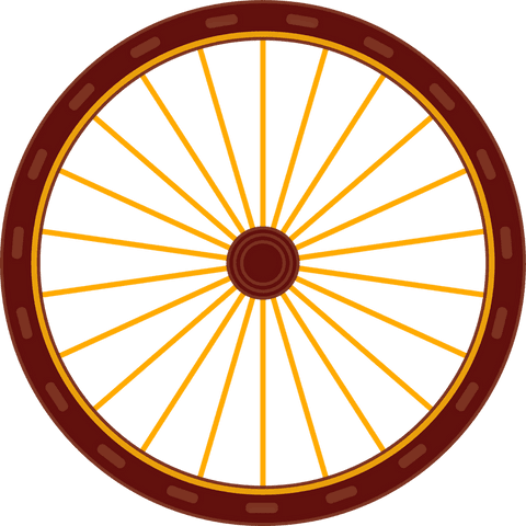 vintage bicycle wheel design with transparent background - Download Free Stock Videos Pikwizard.com