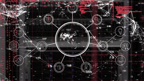 Network Connection with Data Interfaces and Analytics Overlay