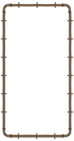 rectangular metal pipe frame on transparent background - Download Free Stock Videos Pikwizard.com