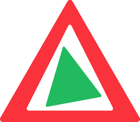 transparent green inside red triangular frame - Download Free Stock Videos Pikwizard.com