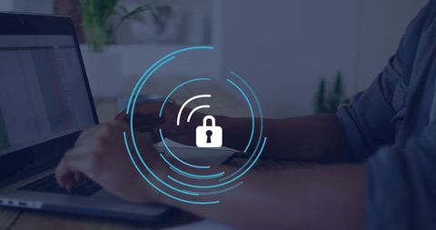 Cybersecurity Protection and Business Digital Security Concept - Download Free Stock Images Pikwizard.com