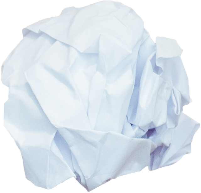 Crumpled White Paper Ball on Transparent Background - Download Free Stock Videos Pikwizard.com