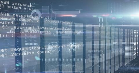High-Tech Digital Network and Data Processing Concept - Download Free Stock Images Pikwizard.com