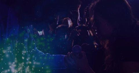 Energetic Live Concert with Performer Engaging Audience