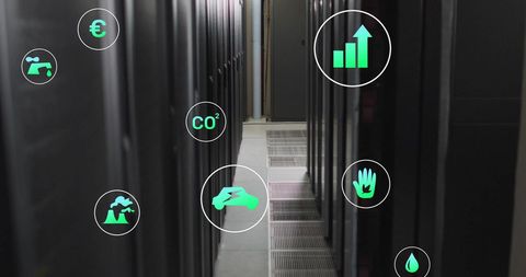Eco-Friendly Technology and Data Management - Download Free Stock Images Pikwizard.com