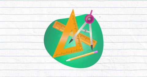 Geometry Tools Assortment on Handwritten Paper - Download Free Stock Images Pikwizard.com