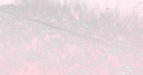 Abstract Digital Interference Texture on White Background