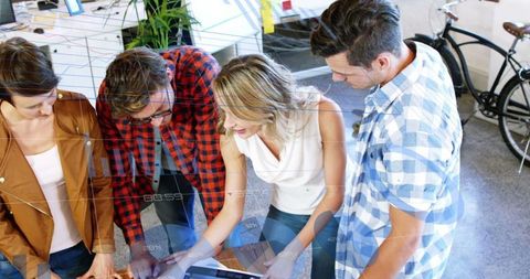 Collaborative Business Analysis with Digital Interface Overlay