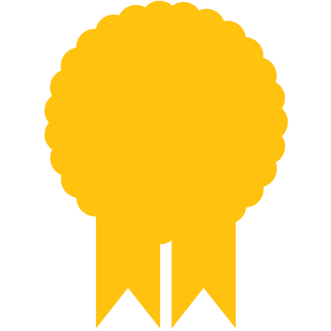 Big Yellow Cotillion Ribbon Badge on Transparent Background - Download Free Stock Videos Pikwizard.com