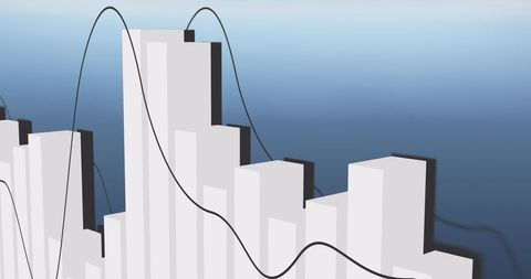 Digital Data Analysis with Graph and Bar Chart - Download Free Stock Images Pikwizard.com