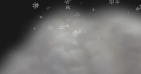 Russian Christmas Greetings Over Snowfall and Clouds - Download Free Stock Images Pikwizard.com