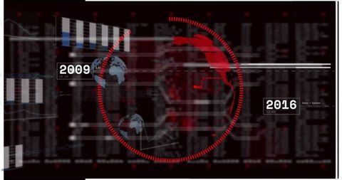 Technological Data Processing Interface with Global Maps - Download Free Stock Images Pikwizard.com