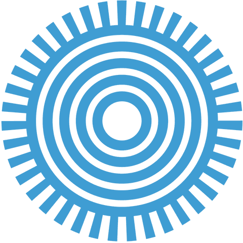 blue concentric circles shape on transparent background - Download Free Stock Videos Pikwizard.com