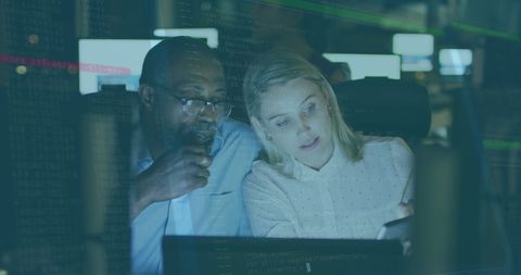 Collaboration in Data Analysis with Diverse Professionals in Office - Download Free Stock Images Pikwizard.com