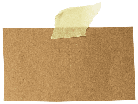 taped brown paper with copy space on transparent background - Download Free Stock Videos Pikwizard.com