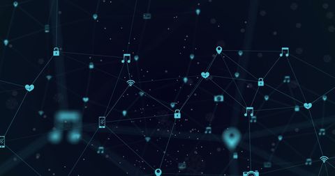 Digital Interface and Global Connections in a Complex Network - Download Free Stock Images Pikwizard.com