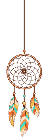 boho dreamcatcher with feathers on transparent background - Download Free Stock Videos Pikwizard.com