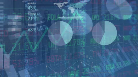 Abstract Financial Data Visualization and Global Connections