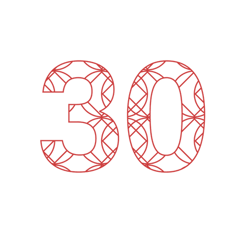 Intricate 30 with Geometric Lines on Transparent Background - Download Free Stock Videos Pikwizard.com
