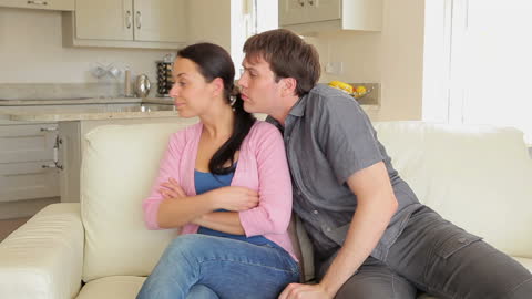 Couple in Disagreement with Reconciliation Attempt