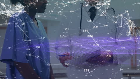 Doctors Conversing Amidst Holographic Data