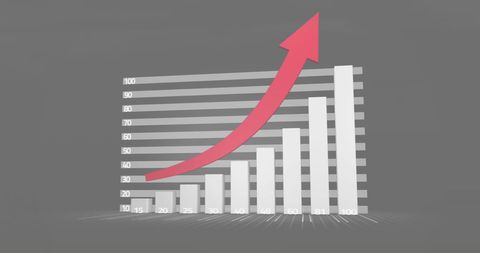Rising Data Charts Illustrating Growth Analytics - Download Free Stock Images Pikwizard.com