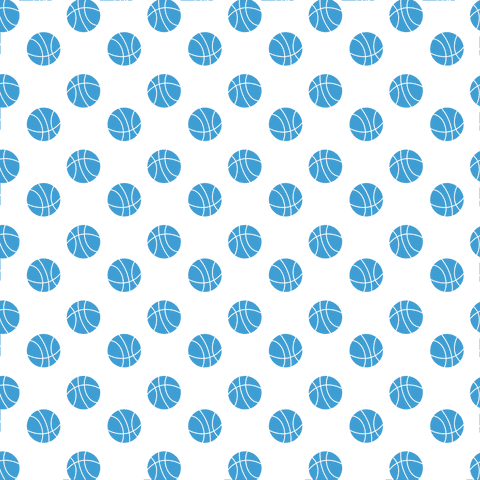 Blue Basketball Pattern on Transparent Background with Sports Theme - Download Free Stock Videos Pikwizard.com