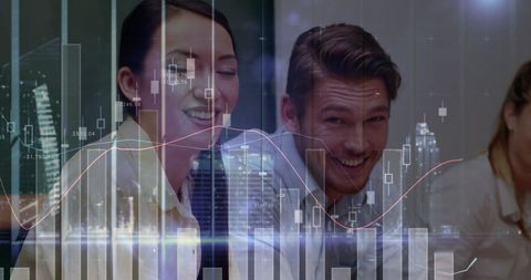 Financial Team Analyzing Global Economic Data Trends