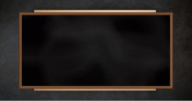 Elegant Blackboard with Wooden Frame in Dark Setting - Download Free Stock Images Pikwizard.com