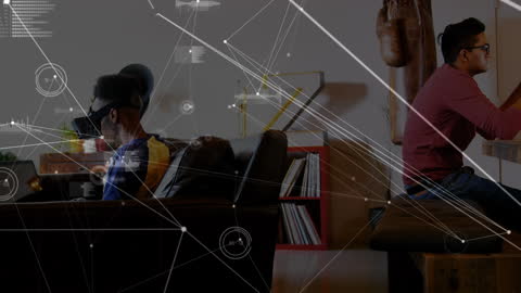 Abstract Visualization of Data Processing in Modern Workplace