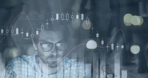 Businessman Analyzing Financial Data and Stock Charts - Download Free Stock Images Pikwizard.com