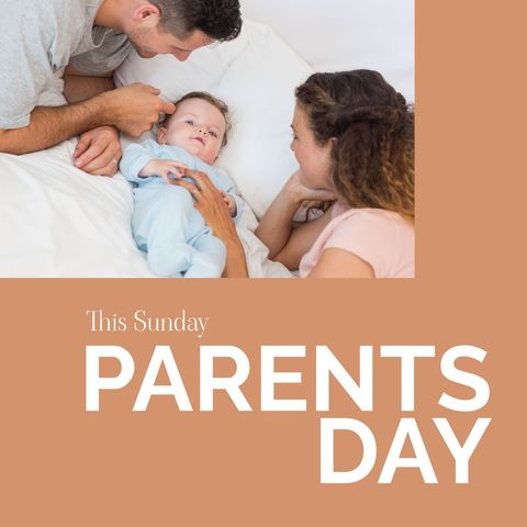 parents day celebration with family and baby at home - Download Free Stock Templates Pikwizard.com