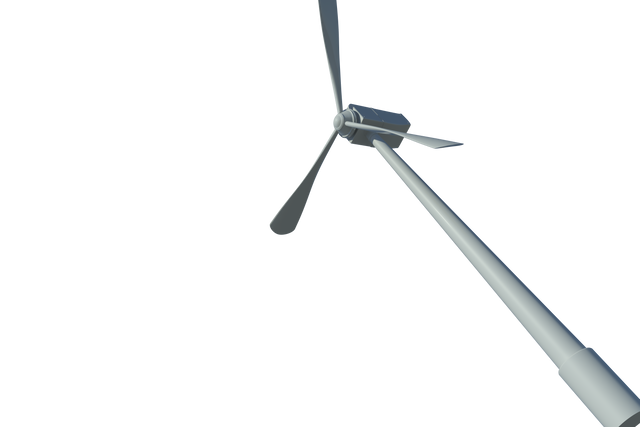 Isolated Transparent Image of Modern Wind Turbine on White Background - Download Free Stock Videos Pikwizard.com