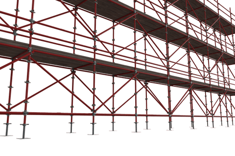 transparent red metal scaffolding grid structure - Download Free Stock Videos Pikwizard.com