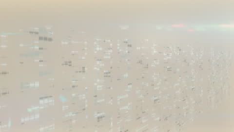 Abstract Moving Columns Animation with Grey Background